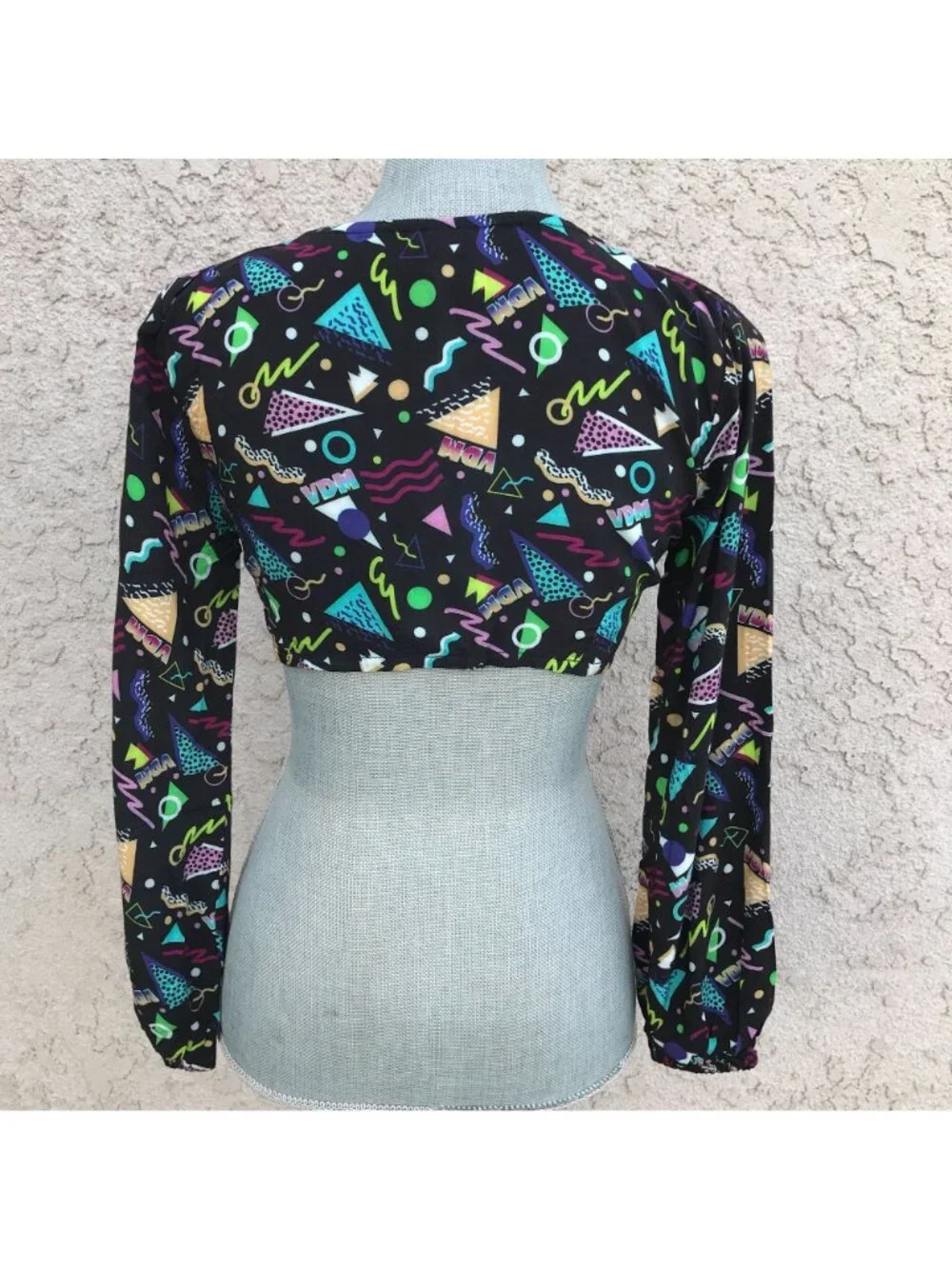 NWT Revolve VDM The Label Jemma‎ Tie Front Crop Top Festival Rave - Small